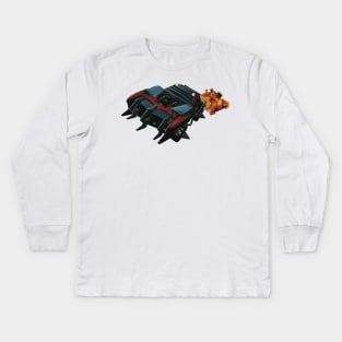 Red Rocket League Car with Boost Kids Long Sleeve T-Shirt